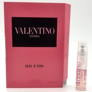 ❤️ 4 for $25 Valentino Donna Born In Roma Mini Travel Vial New on Card